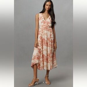 NWT Reformation Farah Sleeveless V-Neck Midi Dress Sz 10